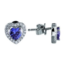 Серьги из серебра с фианитами Серьги из серебра с фианитами