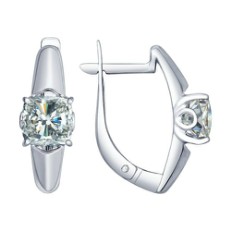 Серьги из серебра со Swarovski Zirconia Серьги из серебра со Swarovski Zirconia