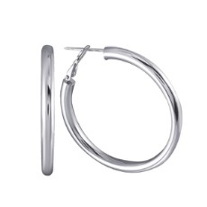 Серьги конго из серебра Серьги конго из серебра
